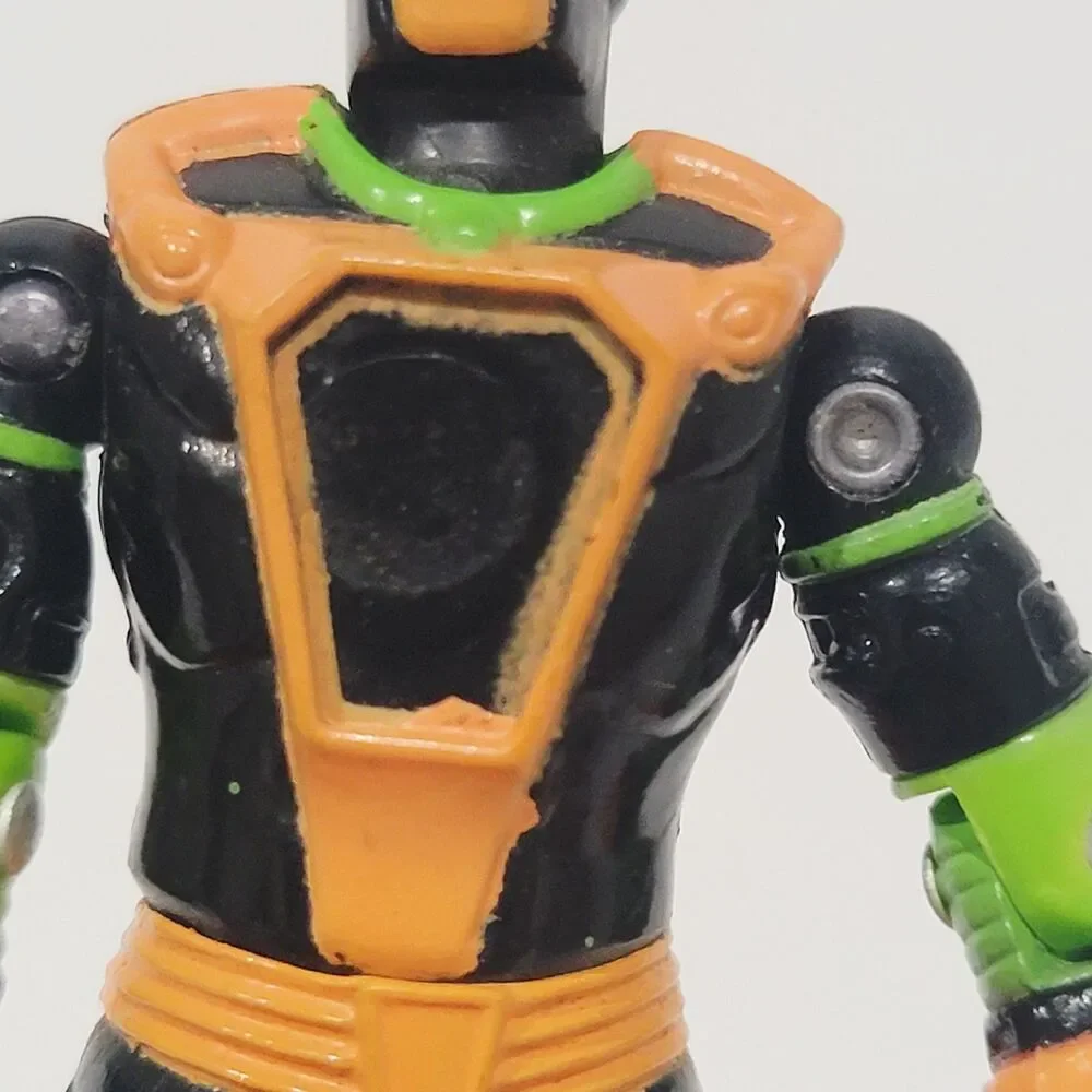 GI Joe Cobra BAT v2 Action Figure No Hologram Vintage 1991 ARAH Orange Green